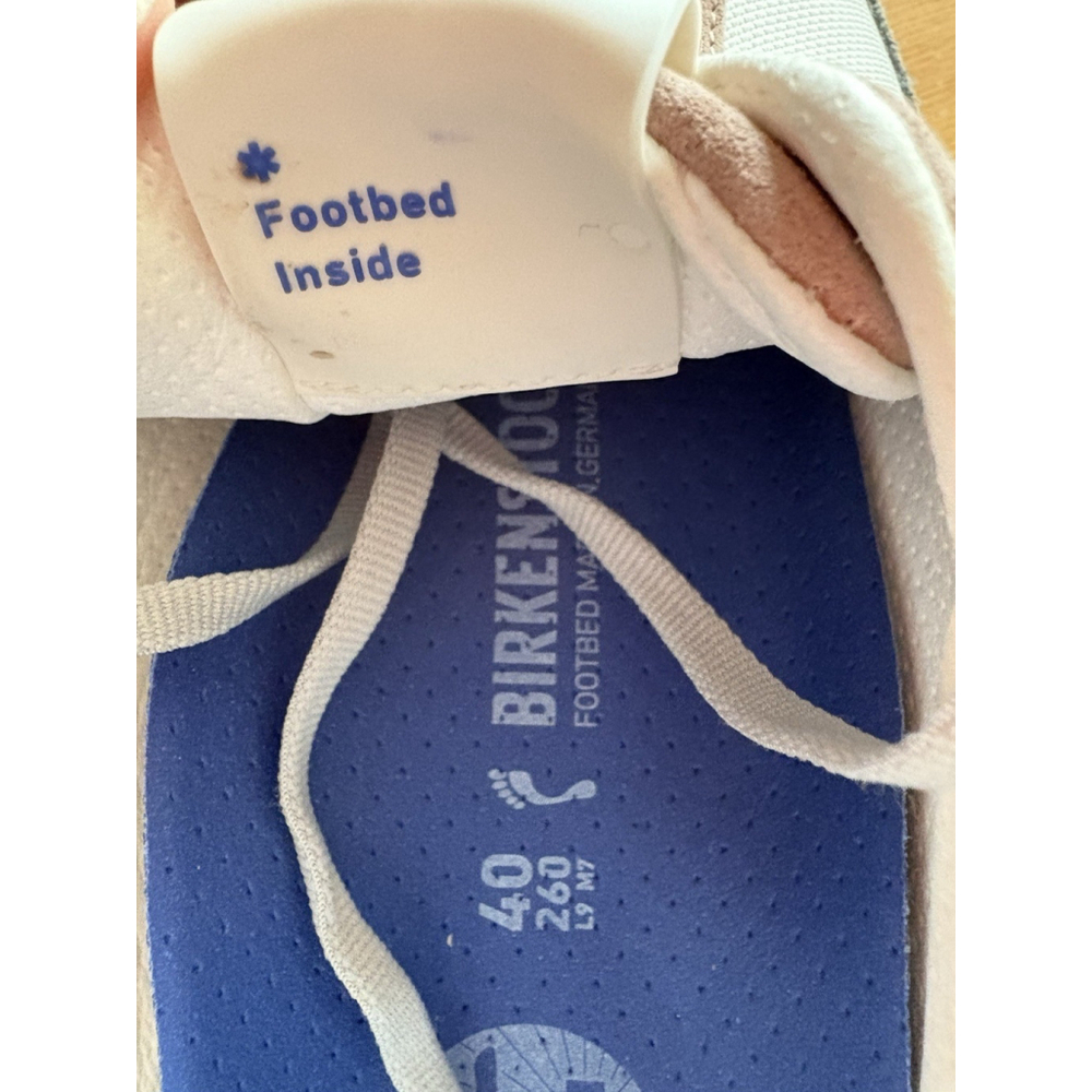 Birkenstock Honnef City in Light Rose EU 40 SZ 9 White Gray Comfort Tennis Shoes - Picture 11 of 13